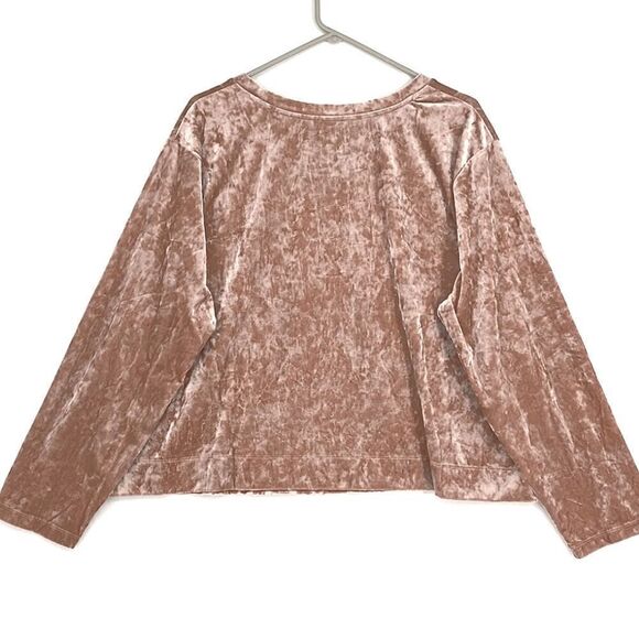 NWT Long sleeve Velvet Top Ava&Viv Plus - Picture 4 of 4
